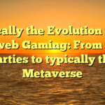 Typically the Evolution of On the web Gaming: From LAN Parties to typically the Metaverse