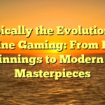 Typically the Evolution of On-line Gaming: From Early Beginnings to Modern day Masterpieces